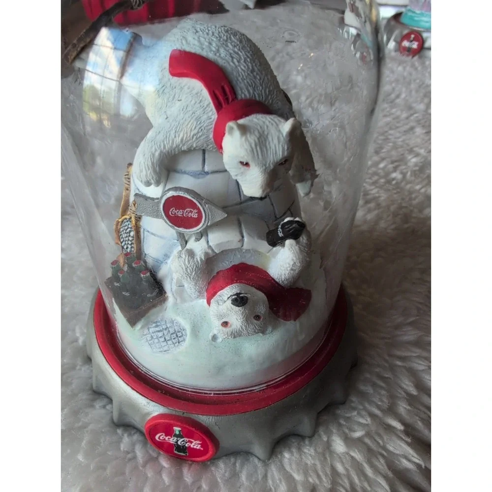 Vntg Franklin Mint Coca-Cola Polar Bears 